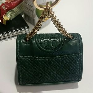 Tori Burch keychain purse